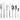Warwick 7 piece stainless steel cutlery, Arthur Price