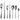 Arthur Price Signature Camelot 7 Piece Cutlery Set