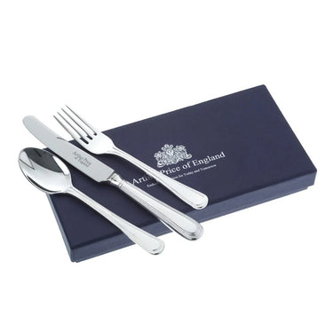 Arthur Price Sovereign Bead Cutlery Children's 3-Piece Set