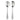 Carrs Silver Bead Salad Servers Pair
