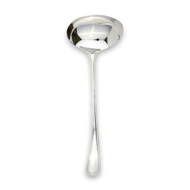 Carrs Silver Bead Soup Ladle