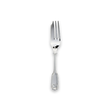 Carrs Silver Fiddle Thread Shell Pastry Fork