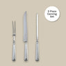 Carrs Silver Grecian 3-Piece Carving Set