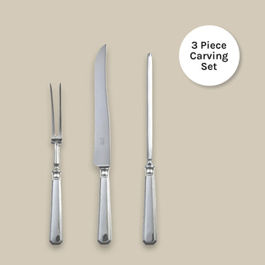 Carrs Silver Grecian 3-Piece Carving Set