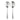 Carrs Silver Grecian Salad Servers - Pair