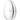 Egg-shaped silver Christofle container on a white background