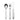 Elia Siena Stainless Steel Cutlery 3 Piece Set profile
