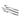 Kumquat Mirror Cutlery 3-Piece Set - Side view