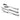 Mulberry Mirror 3-Piece Cutlery Set - Side View