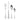 Mulberry Mirror Cutlery 4-Piece Set