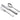 Sheffield Old English Silver plate cutlery with parallel blade knives