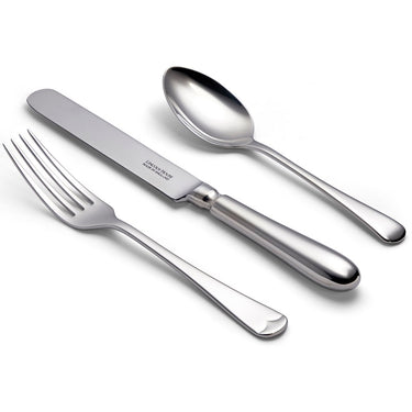 Sheffield Old English Silver plate cutlery with parallel blade knives