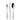 Robbe Berking Silver Cutlery 3-Piece Set