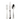Robbe & Berking Chippendale 3-piece silver cutlery set