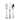 Robbe & Berking Baltic Stainless Steel 3-Piece Flatware Set