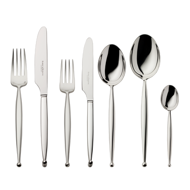 Robbe & Berking Gio Silver 7-Piece Flatware Set