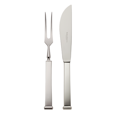 Robbe Berking Gio Silver Carving Set - Fork and Knife