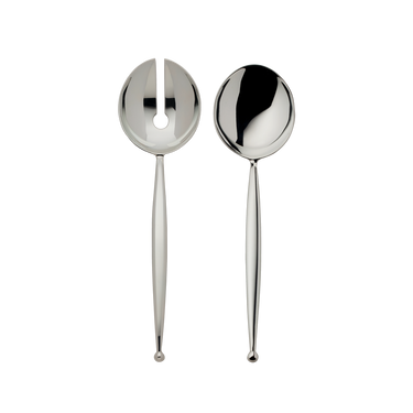 Robbe & Berking Gio Silver Salad Servers (Small)