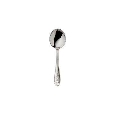 Robbe Berking Jardin stainless steel cream soup spoon