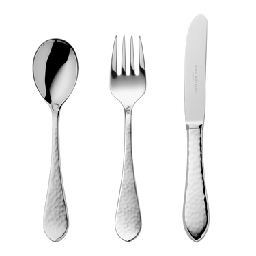 Robbe & Berking Martele silver children's 3-piece flatware set