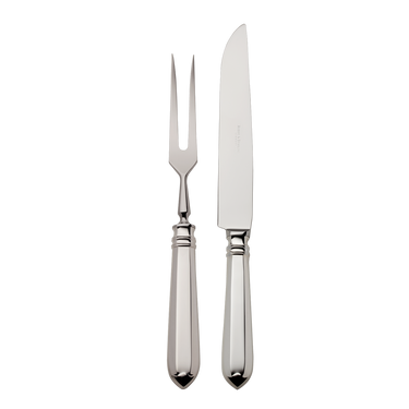 Robbe & Berking Navette Silver Carving Set (Fork & Knife)
