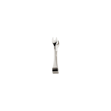 Robbe & Berking Rosenmuster silver sugar tongs