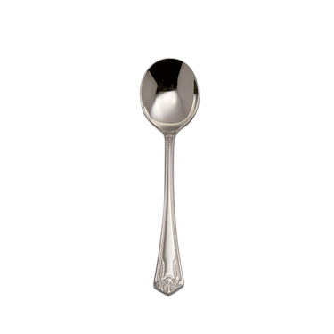 Sheffield Pompadour soup spoon