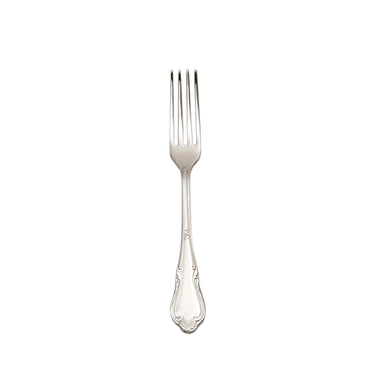 Dessert fork on a white background