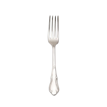 Table fork on a white background
