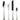 THE BOX R&B Riva Frozen Black 4 pc Set