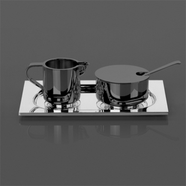 Alta Tray for Creamer & Sugar Bowl, by Robbe & Berking