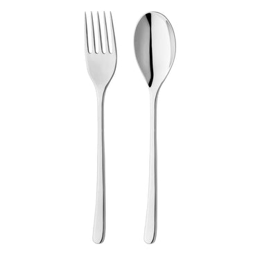 Arolla (Mirror) Serving Fork and Spoon