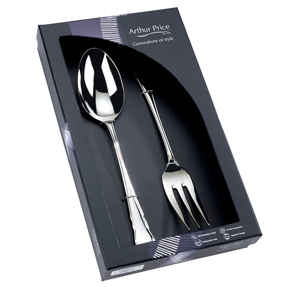 Dubarry Everyday Stainless Steel Box Set of Large Serving Spoon and Fo ...