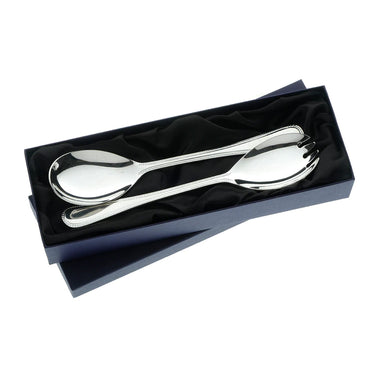 Arthur Price Sovereign Bead Salad Servers in Box