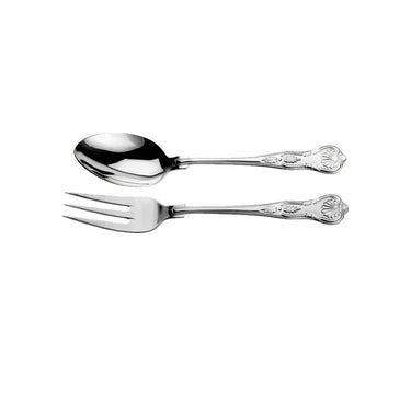 Arthur Price Sovereign Kings serving spoon and fork set