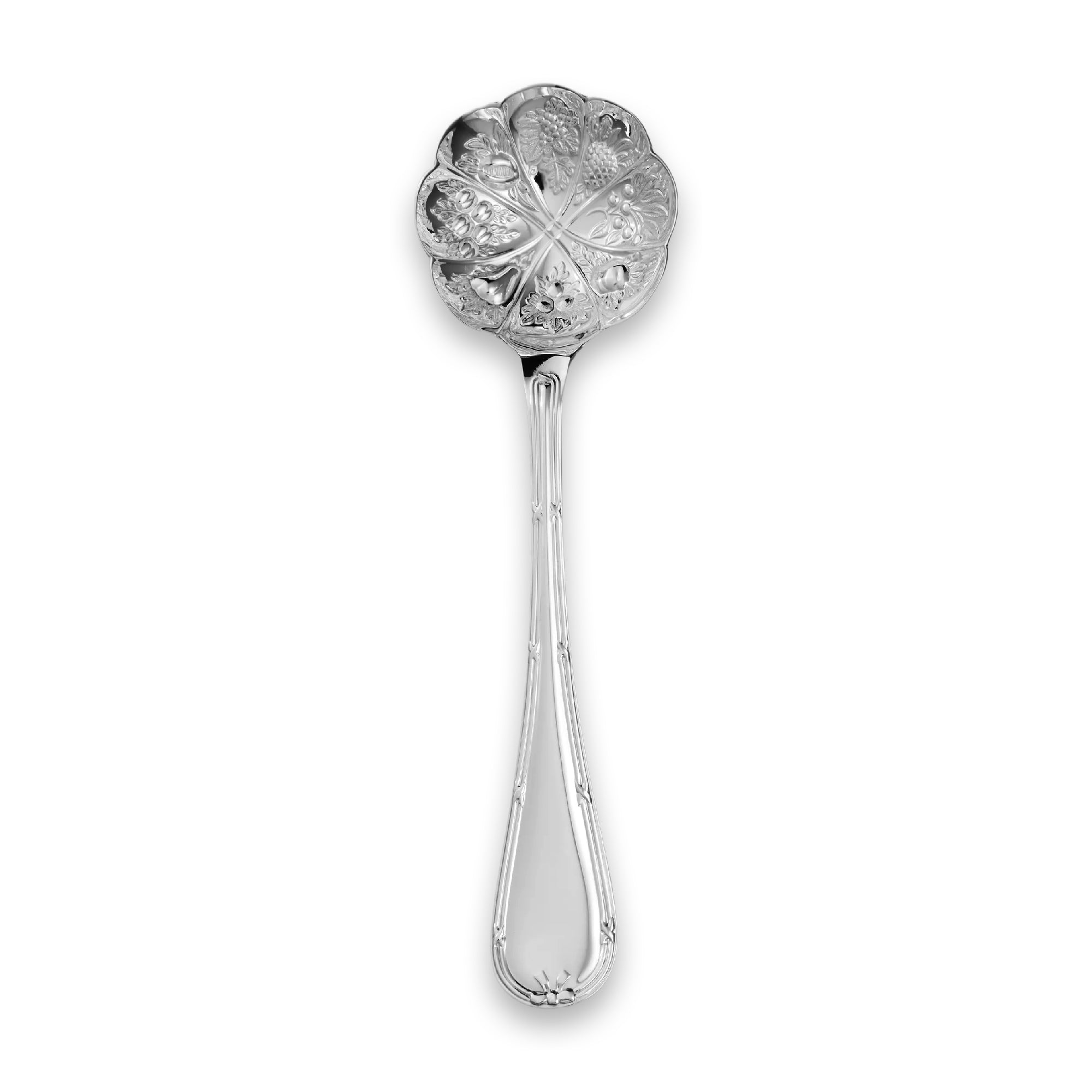 Carrs English Reed & Ribbon Silver Plate Cranberry spoon - embossed ...