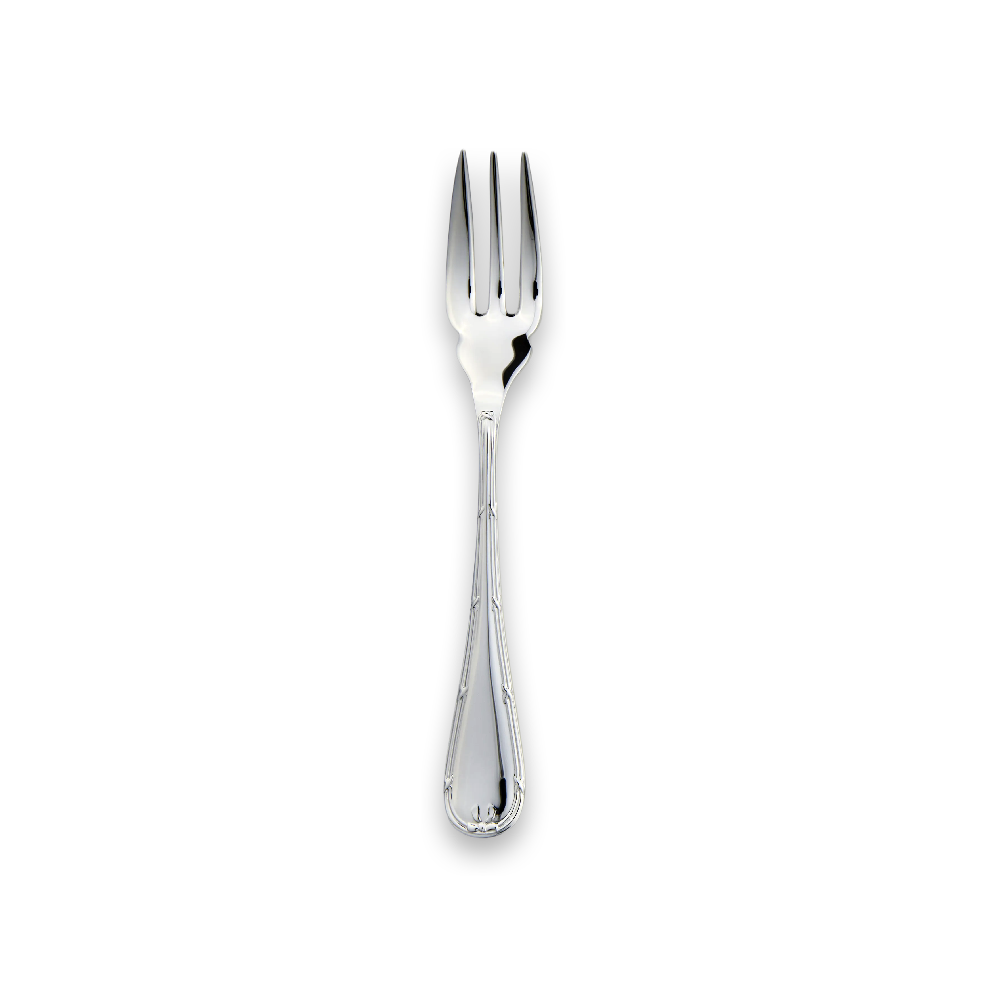 Carrs English Reed & Ribbon Sterling Silver Pastry or cake fork ...