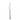 Satin steel dessert knife on white background