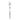 Stainless steel fish fork on a white background