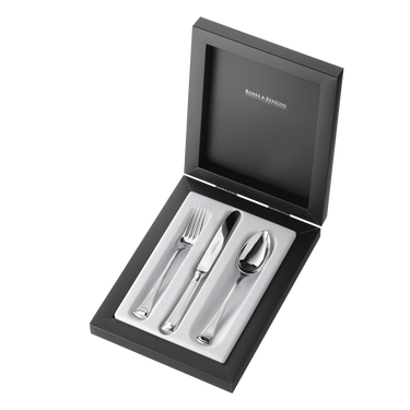 Robbe & Berking Avenue Children's 3-Piece Silverware Set in Box