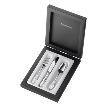 Robbe & Berking Ostfriesen child's stainless steel cutlery set boxed