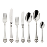 Robbe & Berking Rosenmuster 7-piece silver cutlery set