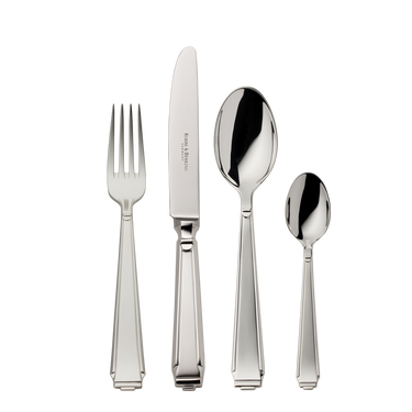 Robbe & Berking Art Deco silver 4-piece flatware set