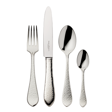 Robbe Berking Martele Silver 4-Piece Cutlery Set