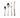 Set of silver cutlery including two spoons, a fork, and a knife on a light gray background.
