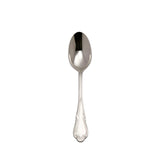 Dessert spoon on a white background