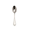 Dessert spoon on a white background