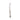 Dessert knife on a white background