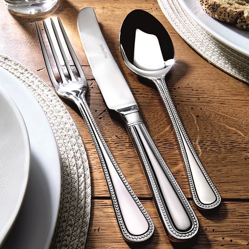 Bead stainless steel cutlery, Arthur Price