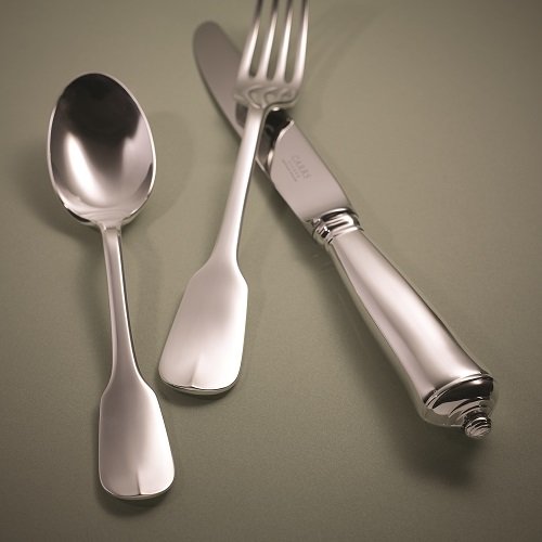 Simplicity Cutlery Table knife table fork dessert spoon, Carrs of Sheffield